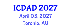 International Conference on Dementia and Alzheimer's Disease (ICDAD) April 03, 2027 - Toronto, Australia International Conference on Dementia and Alzheimer's Disease (ICDAD) April 03, 2027 - Toronto, Australia