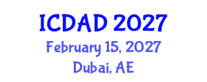 International Conference on Dementia and Alzheimer's Disease (ICDAD) February 15, 2027 - Dubai, United Arab Emirates International Conference on Dementia and Alzheimer's Disease (ICDAD) February 15, 2027 - Dubai, United Arab Emirates