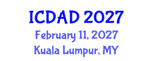 International Conference on Dementia and Alzheimer's Disease (ICDAD) February 11, 2027 - Kuala Lumpur, Malaysia International Conference on Dementia and Alzheimer's Disease (ICDAD) February 11, 2027 - Kuala Lumpur, Malaysia