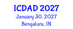 International Conference on Dementia and Alzheimer's Disease (ICDAD) January 30, 2027 - Bengaluru, India International Conference on Dementia and Alzheimer's Disease (ICDAD) January 30, 2027 - Bengaluru, India