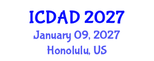 International Conference on Dementia and Alzheimer's Disease (ICDAD) January 09, 2027 - Honolulu, United States International Conference on Dementia and Alzheimer's Disease (ICDAD) January 09, 2027 - Honolulu, United States