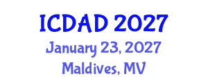 International Conference on Dementia and Alzheimer's Disease (ICDAD) January 23, 2027 - Maldives, Maldives International Conference on Dementia and Alzheimer's Disease (ICDAD) January 23, 2027 - Maldives, Maldives