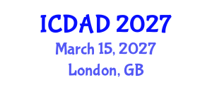 International Conference on Dementia and Alzheimer's Disease (ICDAD) March 15, 2027 - London, United Kingdom International Conference on Dementia and Alzheimer's Disease (ICDAD) March 15, 2027 - London, United Kingdom