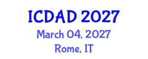 International Conference on Dementia and Alzheimer's Disease (ICDAD) March 04, 2027 - Rome, Italy International Conference on Dementia and Alzheimer's Disease (ICDAD) March 04, 2027 - Rome, Italy