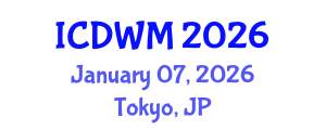 International Conference on Demolition Waste Management (ICDWM) January 07, 2026 - Tokyo, Japan