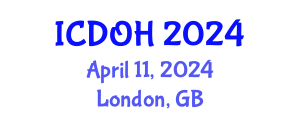 International Conference on Dental and Oral Health (ICDOH) April 11, 2024 - London, United Kingdom