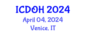 International Conference on Dental and Oral Health (ICDOH) April 04, 2024 - Venice, Italy