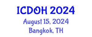 International Conference on Dental and Oral Health (ICDOH) August 15, 2024 - Bangkok, Thailand