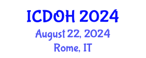 International Conference on Dental and Oral Health (ICDOH) August 22, 2024 - Rome, Italy