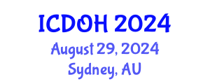 International Conference on Dental and Oral Health (ICDOH) August 29, 2024 - Sydney, Australia