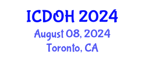 International Conference on Dental and Oral Health (ICDOH) August 08, 2024 - Toronto, Canada