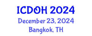 International Conference on Dental and Oral Health (ICDOH) December 23, 2024 - Bangkok, Thailand