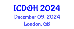 International Conference on Dental and Oral Health (ICDOH) December 09, 2024 - London, United Kingdom