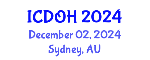 International Conference on Dental and Oral Health (ICDOH) December 02, 2024 - Sydney, Australia