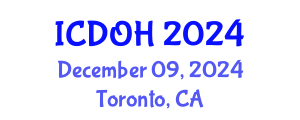 International Conference on Dental and Oral Health (ICDOH) December 09, 2024 - Toronto, Canada