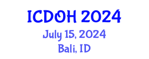 International Conference on Dental and Oral Health (ICDOH) July 15, 2024 - Bali, Indonesia