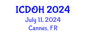 International Conference on Dental and Oral Health (ICDOH) July 11, 2024 - Cannes, France