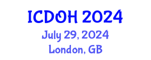 International Conference on Dental and Oral Health (ICDOH) July 29, 2024 - London, United Kingdom