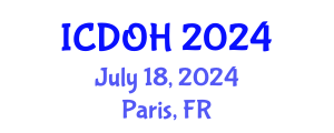 International Conference on Dental and Oral Health (ICDOH) July 18, 2024 - Paris, France