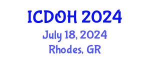 International Conference on Dental and Oral Health (ICDOH) July 18, 2024 - Rhodes, Greece