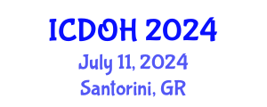 International Conference on Dental and Oral Health (ICDOH) July 11, 2024 - Santorini, Greece