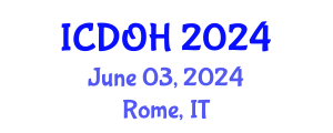 International Conference on Dental and Oral Health (ICDOH) June 03, 2024 - Rome, Italy