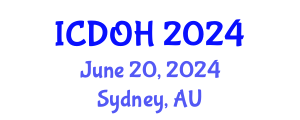 International Conference on Dental and Oral Health (ICDOH) June 20, 2024 - Sydney, Australia