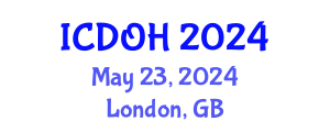 International Conference on Dental and Oral Health (ICDOH) May 23, 2024 - London, United Kingdom