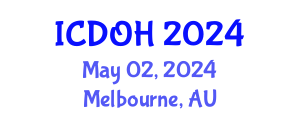 International Conference on Dental and Oral Health (ICDOH) May 02, 2024 - Melbourne, Australia
