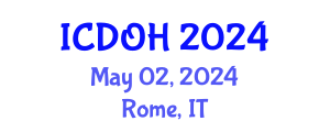 International Conference on Dental and Oral Health (ICDOH) May 02, 2024 - Rome, Italy