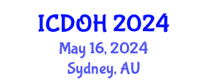 International Conference on Dental and Oral Health (ICDOH) May 16, 2024 - Sydney, Australia
