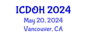 International Conference on Dental and Oral Health (ICDOH) May 20, 2024 - Vancouver, Canada