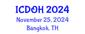 International Conference on Dental and Oral Health (ICDOH) November 25, 2024 - Bangkok, Thailand