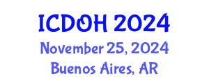 International Conference on Dental and Oral Health (ICDOH) November 25, 2024 - Buenos Aires, Argentina