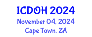 International Conference on Dental and Oral Health (ICDOH) November 04, 2024 - Cape Town, South Africa