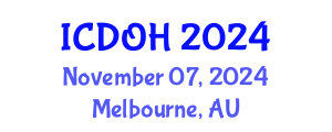 International Conference on Dental and Oral Health (ICDOH) November 07, 2024 - Melbourne, Australia