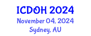 International Conference on Dental and Oral Health (ICDOH) November 04, 2024 - Sydney, Australia