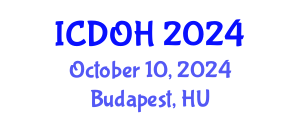 International Conference on Dental and Oral Health (ICDOH) October 10, 2024 - Budapest, Hungary