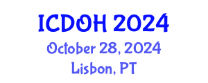 International Conference on Dental and Oral Health (ICDOH) October 28, 2024 - Lisbon, Portugal