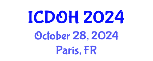 International Conference on Dental and Oral Health (ICDOH) October 28, 2024 - Paris, France