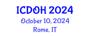 International Conference on Dental and Oral Health (ICDOH) October 10, 2024 - Rome, Italy