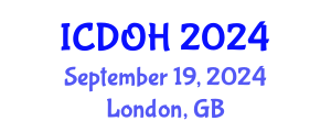International Conference on Dental and Oral Health (ICDOH) September 19, 2024 - London, United Kingdom