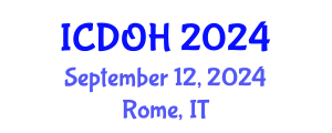 International Conference on Dental and Oral Health (ICDOH) September 12, 2024 - Rome, Italy