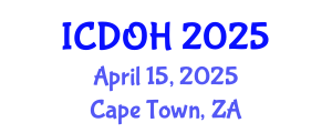 International Conference on Dental and Oral Health (ICDOH) April 15, 2025 - Cape Town, South Africa