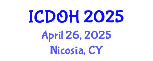 International Conference on Dental and Oral Health (ICDOH) April 26, 2025 - Nicosia, Cyprus
