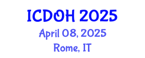 International Conference on Dental and Oral Health (ICDOH) April 08, 2025 - Rome, Italy