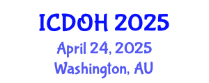 International Conference on Dental and Oral Health (ICDOH) April 24, 2025 - Washington, Australia