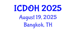 International Conference on Dental and Oral Health (ICDOH) August 19, 2025 - Bangkok, Thailand