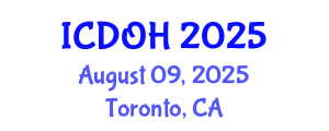 International Conference on Dental and Oral Health (ICDOH) August 09, 2025 - Toronto, Canada