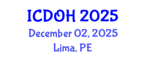International Conference on Dental and Oral Health (ICDOH) December 02, 2025 - Lima, Peru
